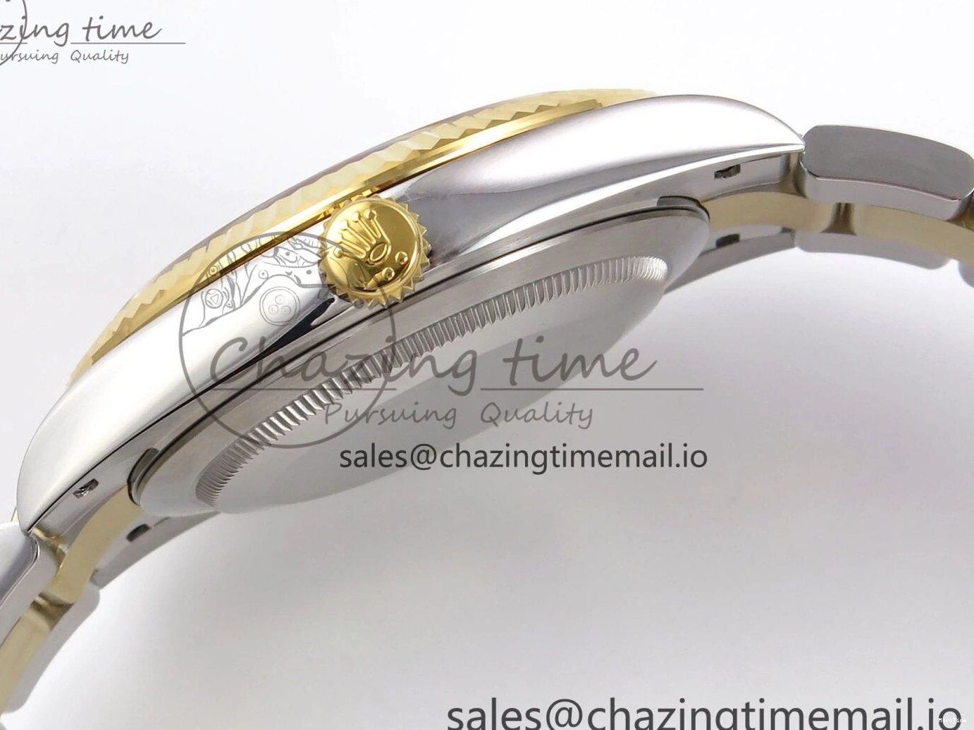 MiroTime 0514 DateJust 41 126333 EWEF Best Edition YG Diamonds Dial on SS YG Oyster Bracelet A Minimalist 973